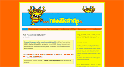 Desktop Screenshot of headlicehelp.biz